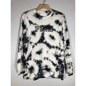 Victoria Secret Pink Kinder To The Planet Tee Shirt Size S Tie Dye Long Sleeve